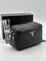 Prada Crossbody Bag with Logo Strap - Image 3